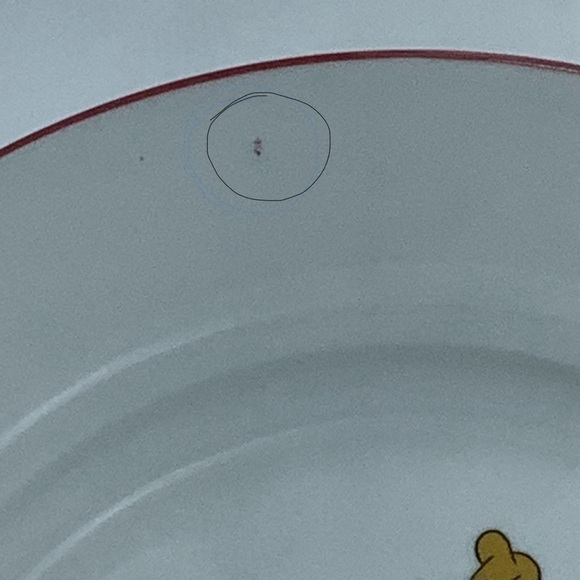 Disney Mickey’s Vintage Holiday Ceramic Dinner Plate Featuring Goofy  (4 of 4) - Picture 4 of 4